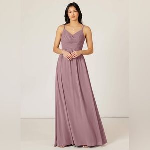 Azazie Dusty Rose A16 Blake Bridesmaid Dress